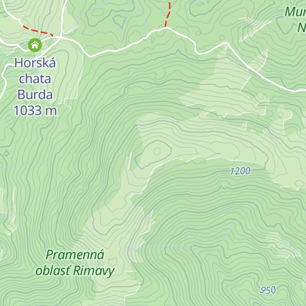 Map of Vysoký vrch