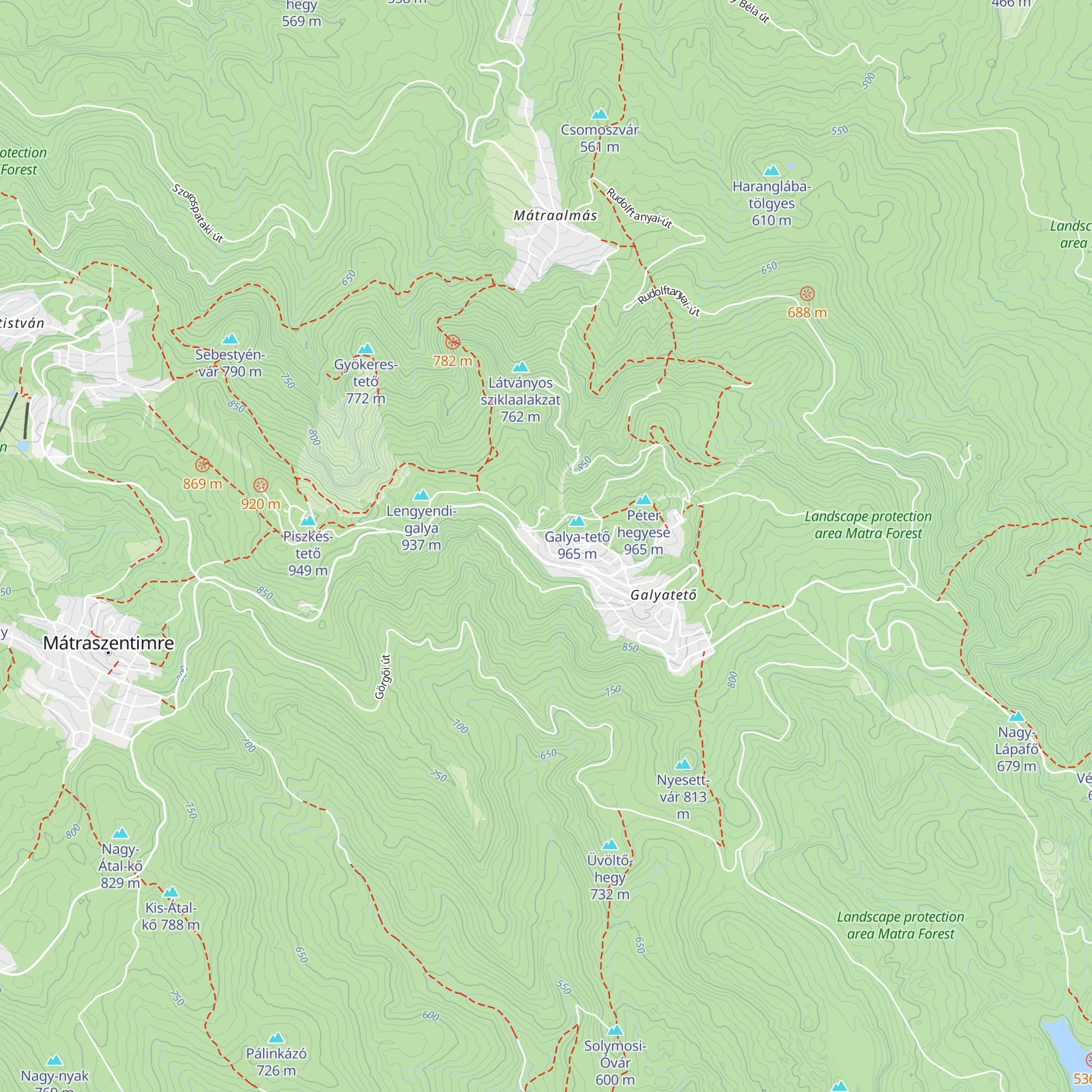Vasas turistaház map