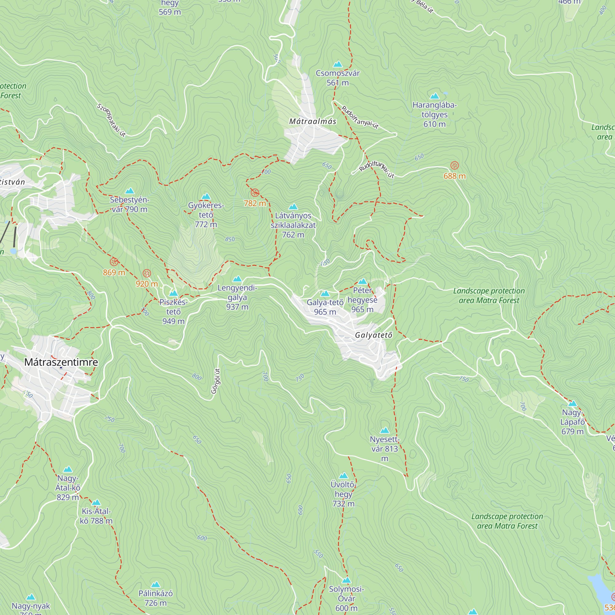 Vasas turistaház map