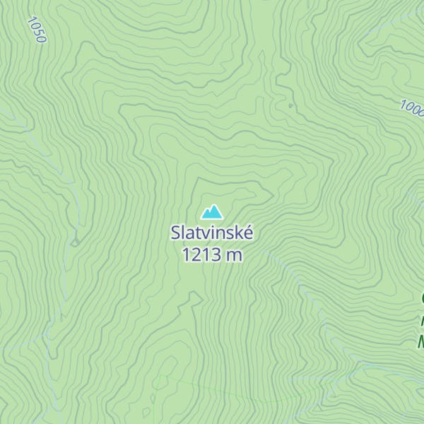 Map of Slatvinské