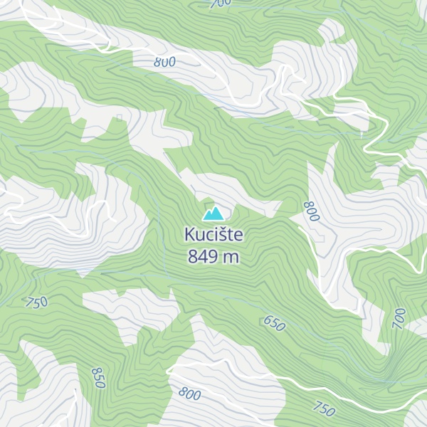 Map of Kucište