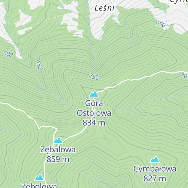 Map of Góra Ostojowa