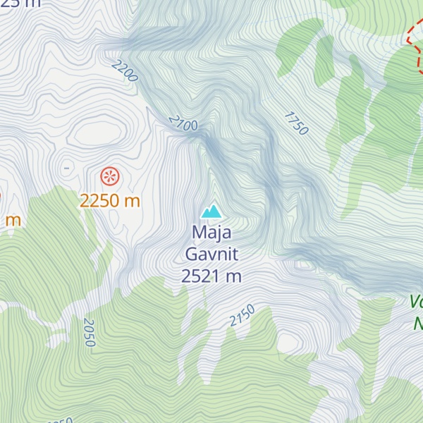 Map of Maja Gavnit