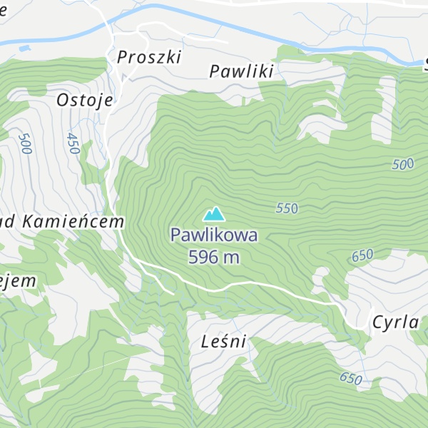Map of Pawlikowa