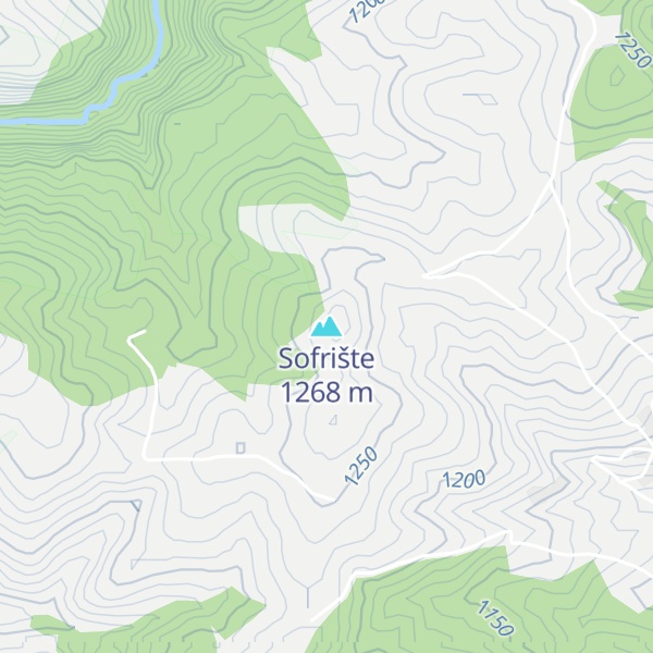 Map of Sofrište