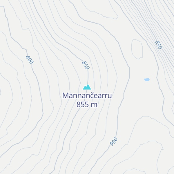 Map of Mannančearru