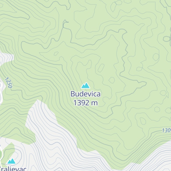 Map of Budevica