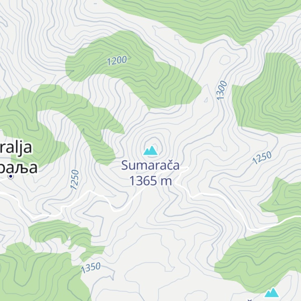 Map of Sumarača