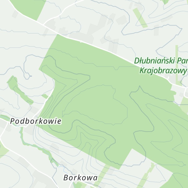 Map of Borkowa