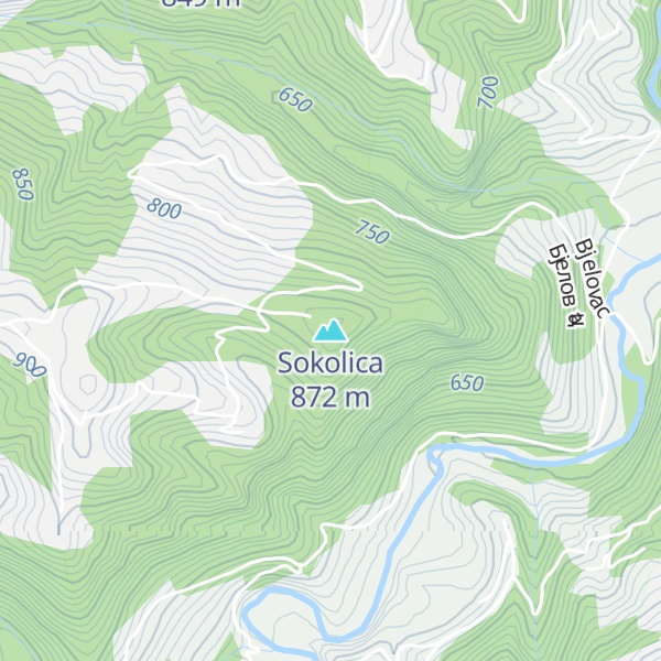 Map of Sokolica