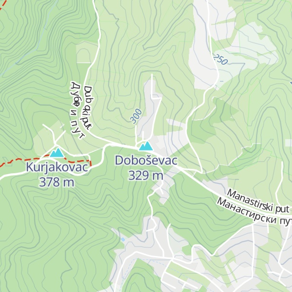 Map of Doboševac
