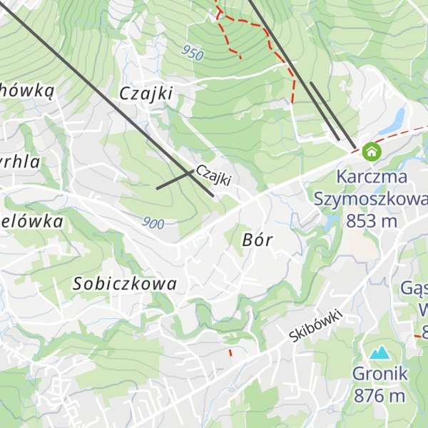 Map of Giewont Restaurant