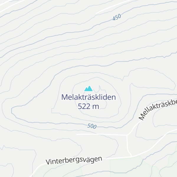 Map of Melakträskliden