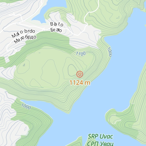 Map of Vaganica