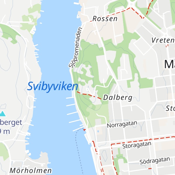 Map of Badhusberget