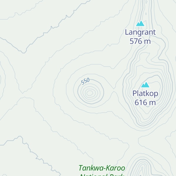 Map of Bloukop