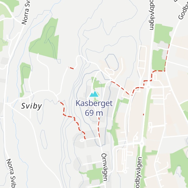 Map of Kasberget