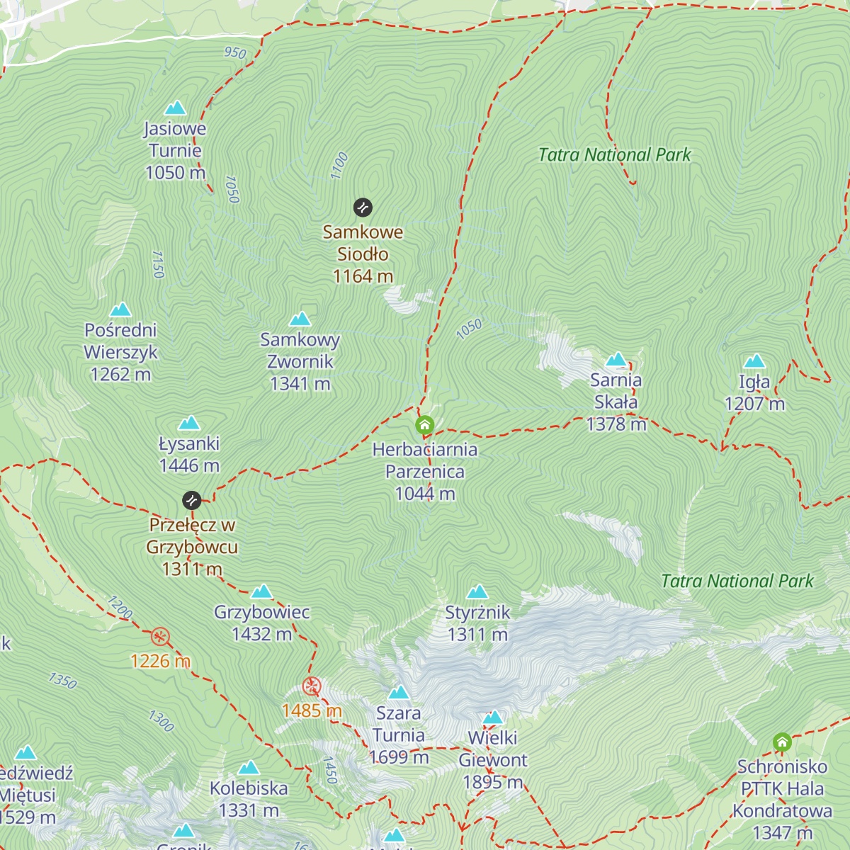 Herbaciarnia Parzenica map