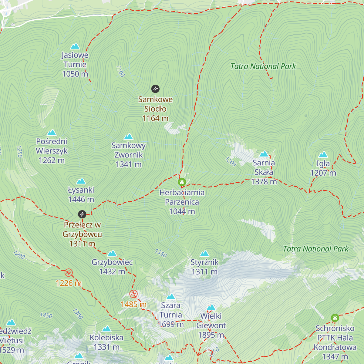 Herbaciarnia Parzenica map