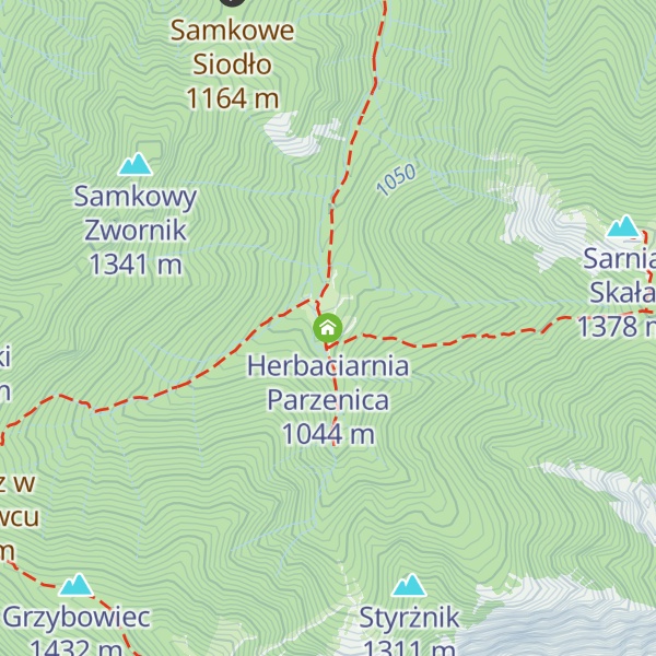 Map of Herbaciarnia Parzenica