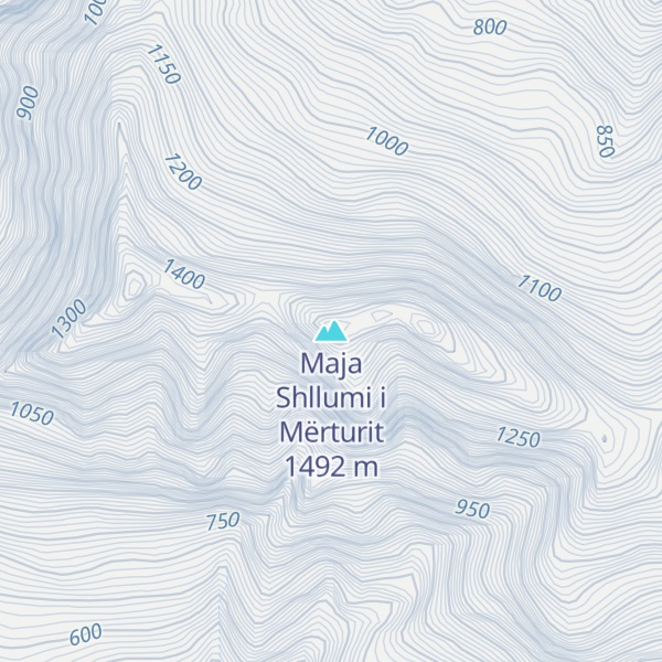 Map of Maja Shllumi i Mërturit