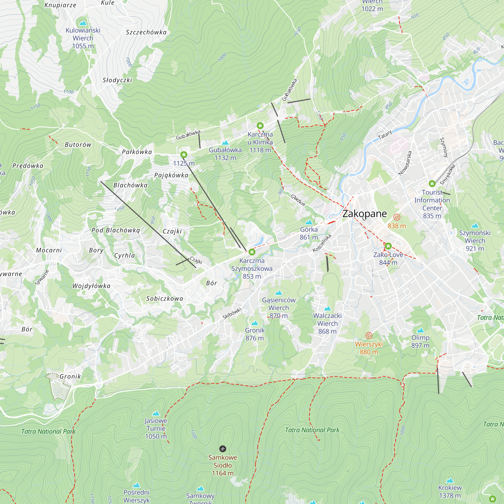 Karczma Szymoszkowa map