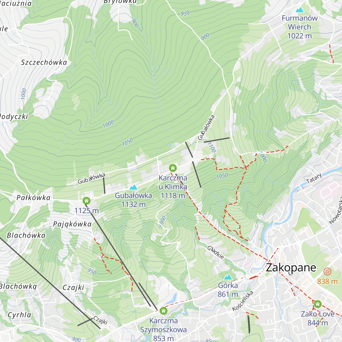Widokówka map