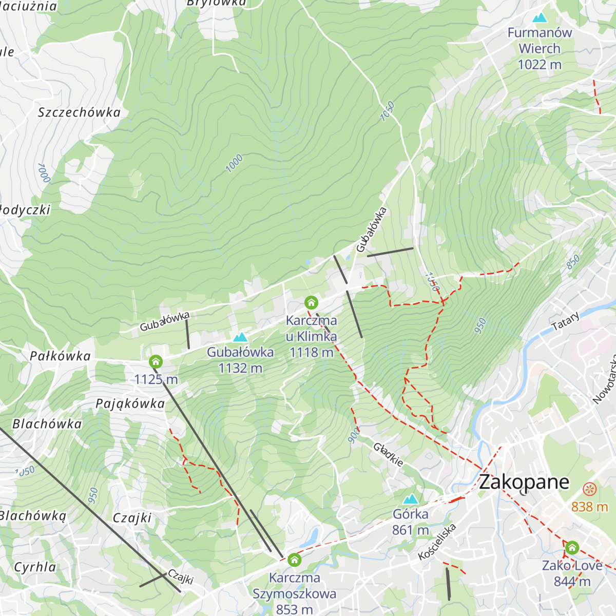 Widokówka map