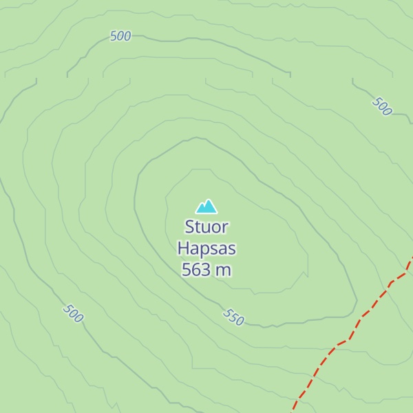 Map of Stuor Hapsas