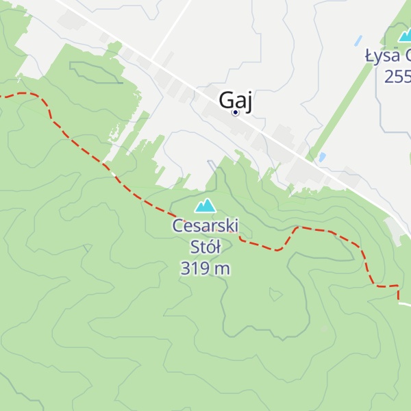 Map of Cesarski Stół