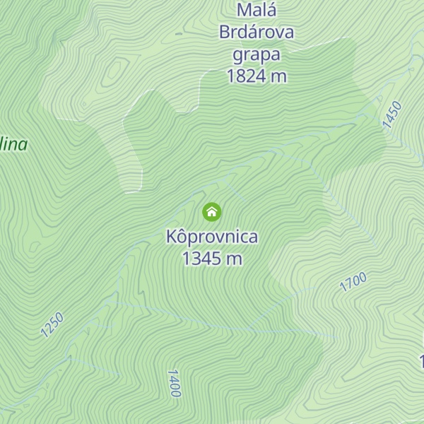 Map of Kôprovnica