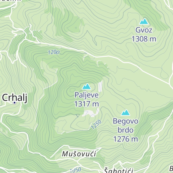 Map of Paljeve