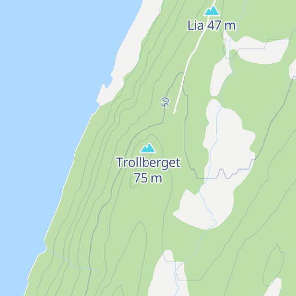 Map of Trollberget