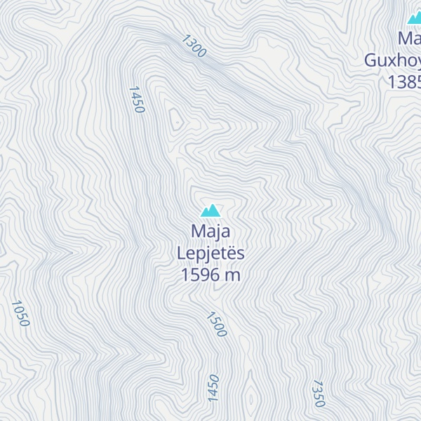 Map of Maja Lepjetës