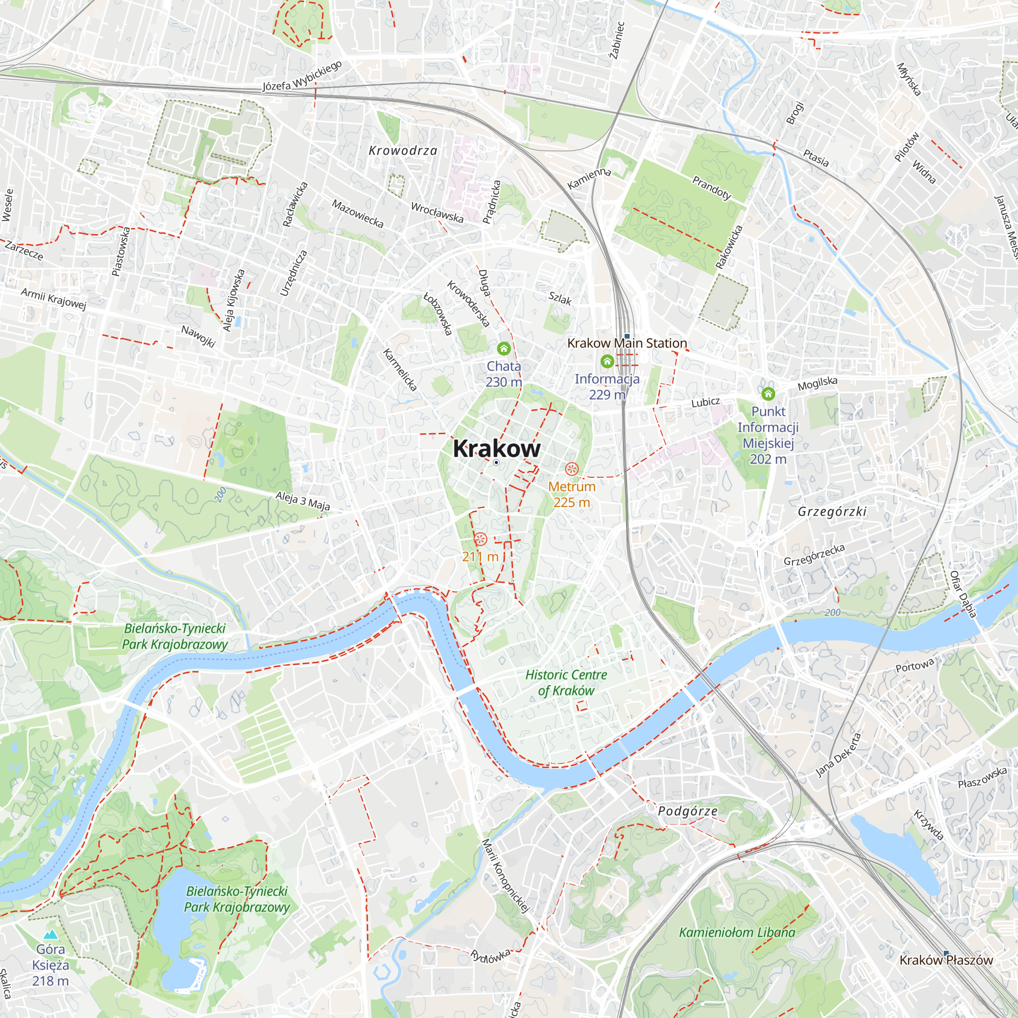 Tourist Information Point map