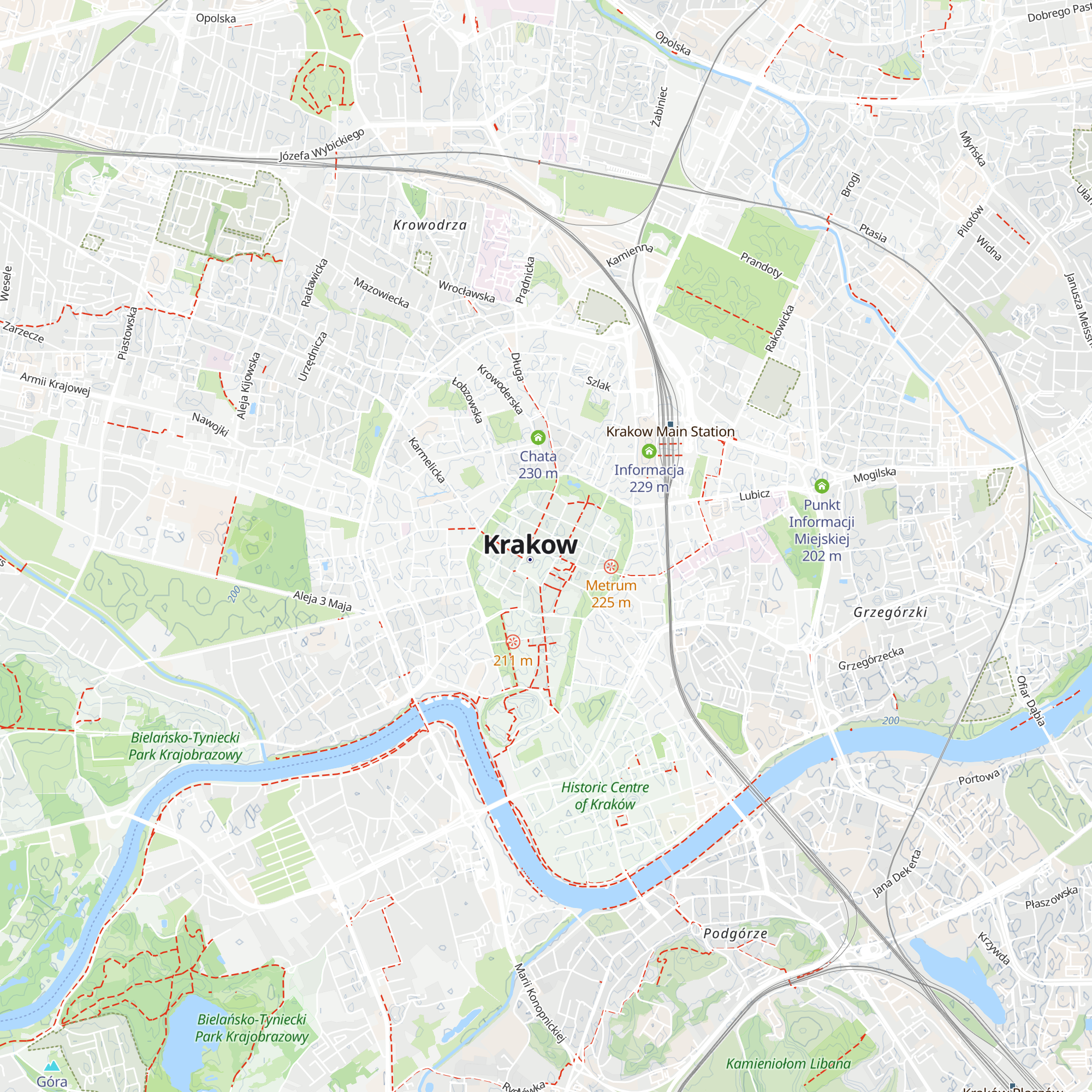 Official Tourist Information Centre "Info Kraków" map