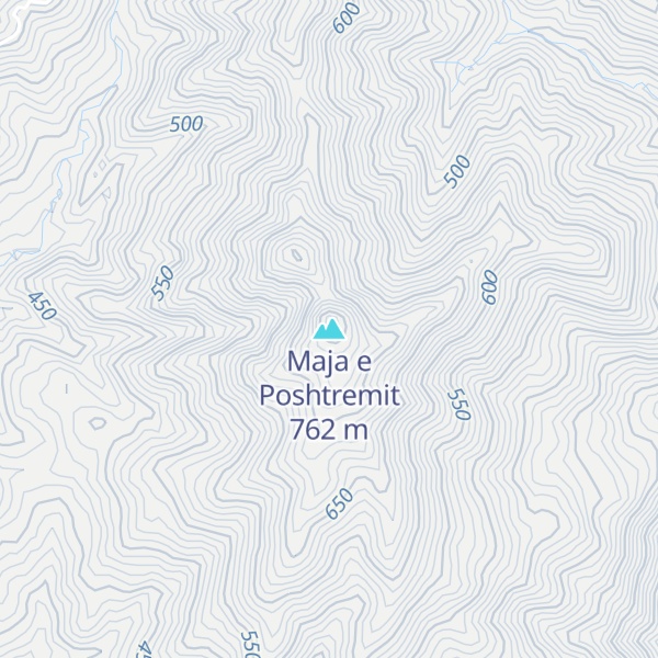 Map of Maja e Poshtremit