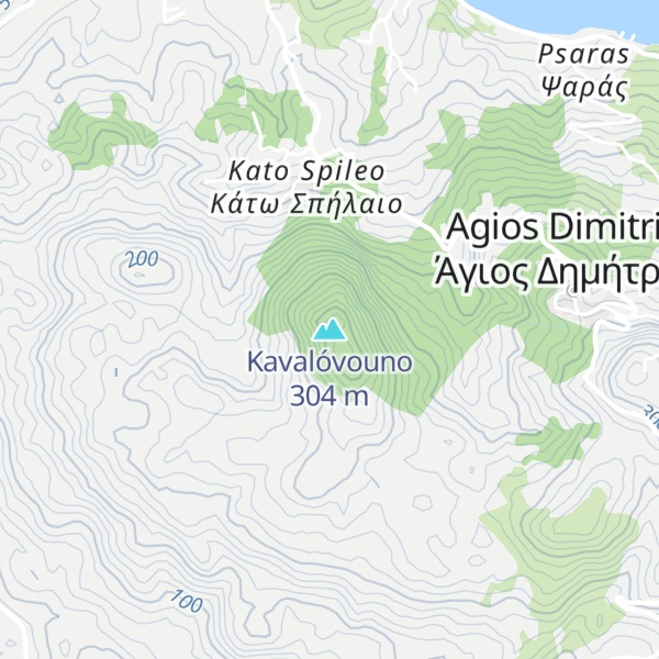 Map of Kavalóvouno
