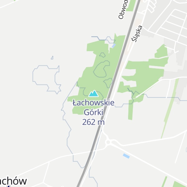 Map of Łachowskie Górki