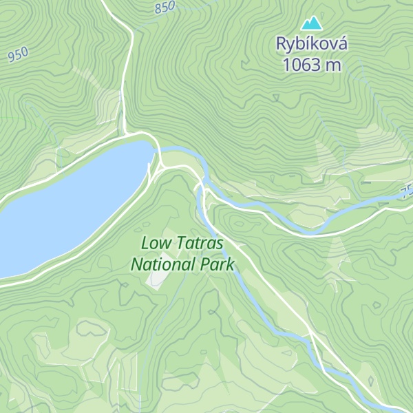 Map of Chata pod kostolom