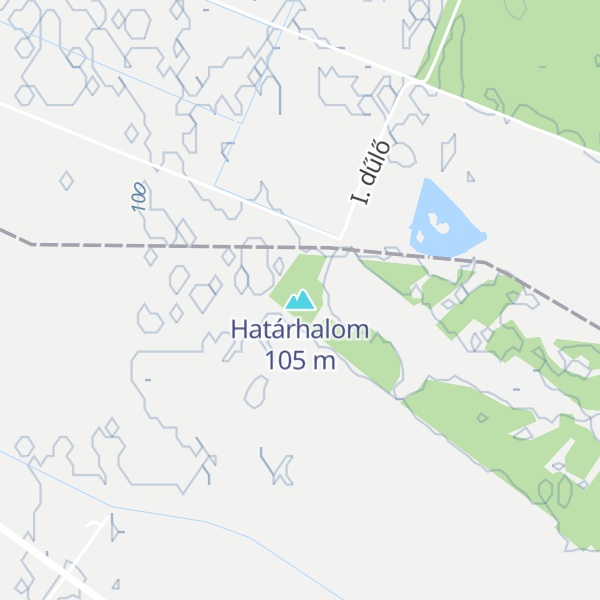 Map of Határhalom