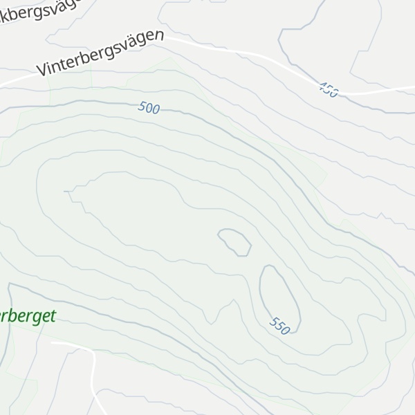 Map of Vinterberget