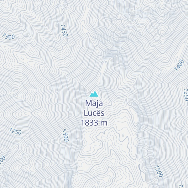 Map of Maja Lucës