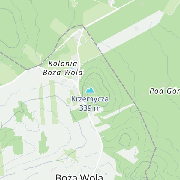 Map of Krzemycza