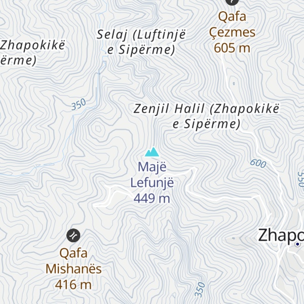 Map of Majë Lefunjë