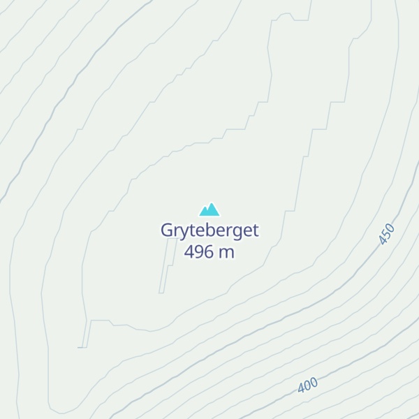 Map of Gryteberget