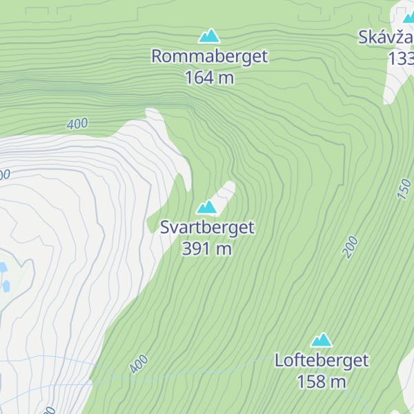 Map of Svartberget