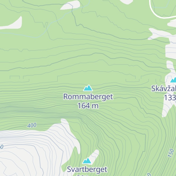 Map of Rommaberget