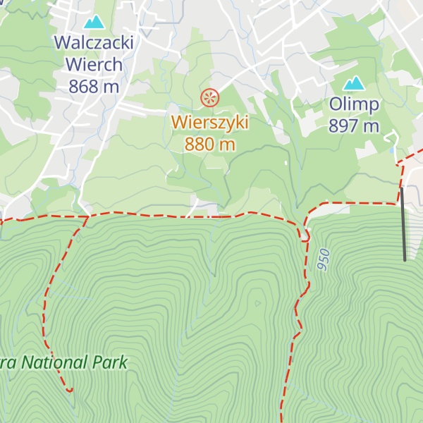 Map of Apartament Pod Spadowcem