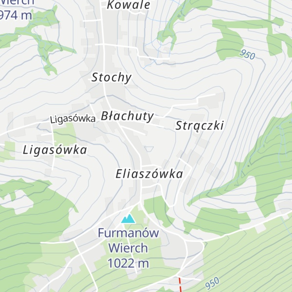Map of Heliaszów Wierch